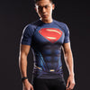 SUPERMAN Compression Shirt for Men (Short Sleeve)