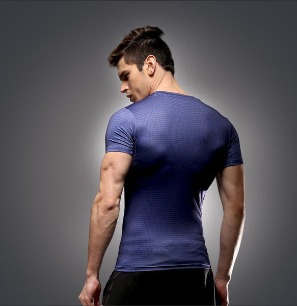 SUPERMAN Compression Shirt for Men (Short Sleeve)