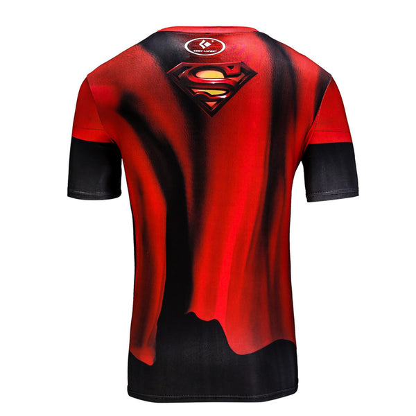 SUPERMAN Compression Shirt for Men (Short Sleeve)