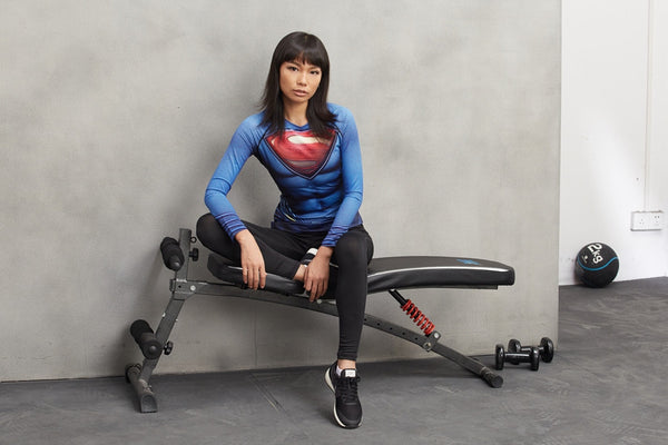 SUPERMAN Compression Shirt for Women (Long Sleeve)