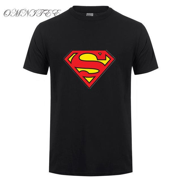 Superman t shirt black and red top