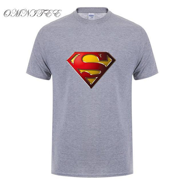 SUPERMAN Logo Short Sleeve T Shirt for Men 8 colors ME SUPERHERO