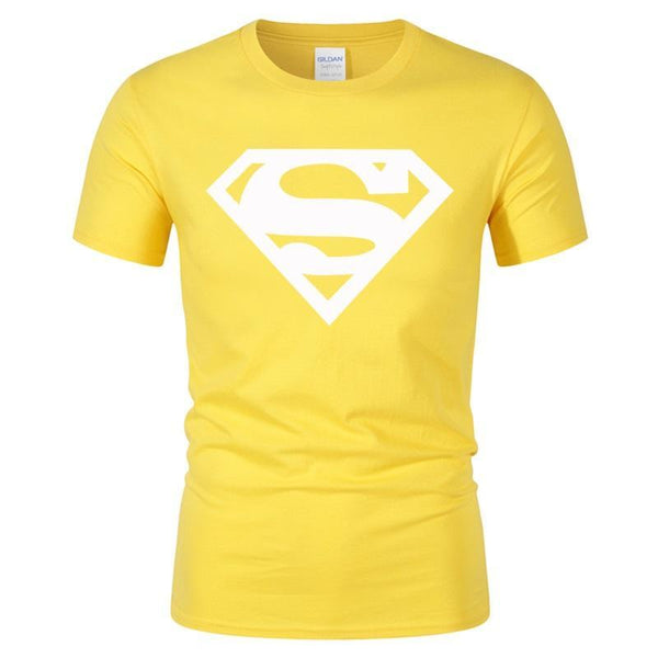 Yellow superman sale t shirt