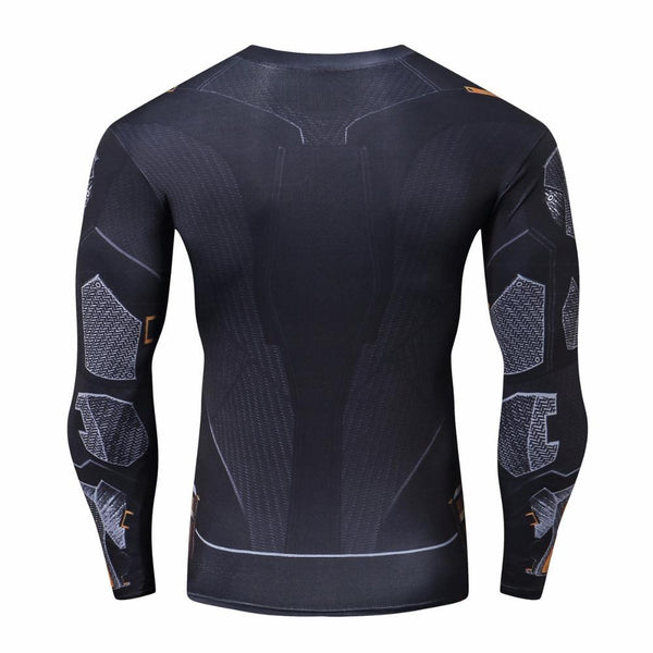 Unique BATMAN Long Sleeve Compression Shirt for Men