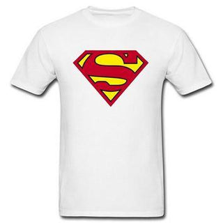 White SUPERMAN Tee Shirt for Men