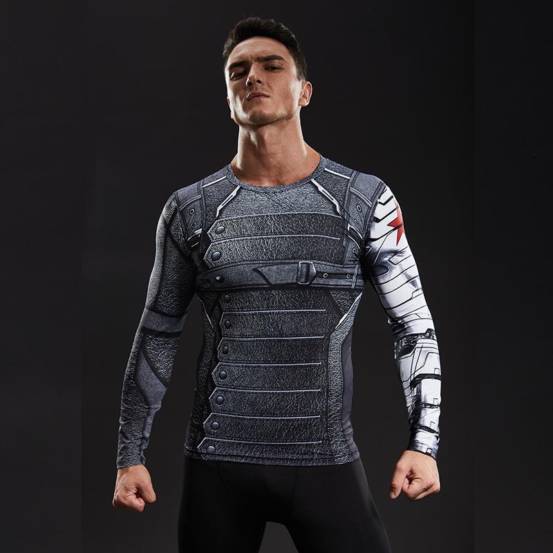 WINTER SOLDIER Compression Shirt For Men (Long Sleeve) – ME SUPERHERO