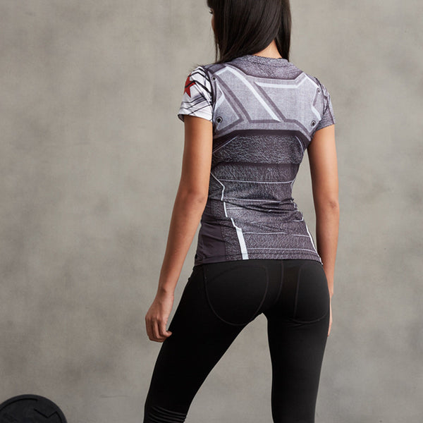 WINTER SOLDIER Compression Shirt for Women (Short Sleeve)