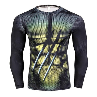 WOLVERINE Long Sleeve Compression Shirt for Men