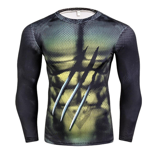 WOLVERINE Long Sleeve Compression Shirt for Men
