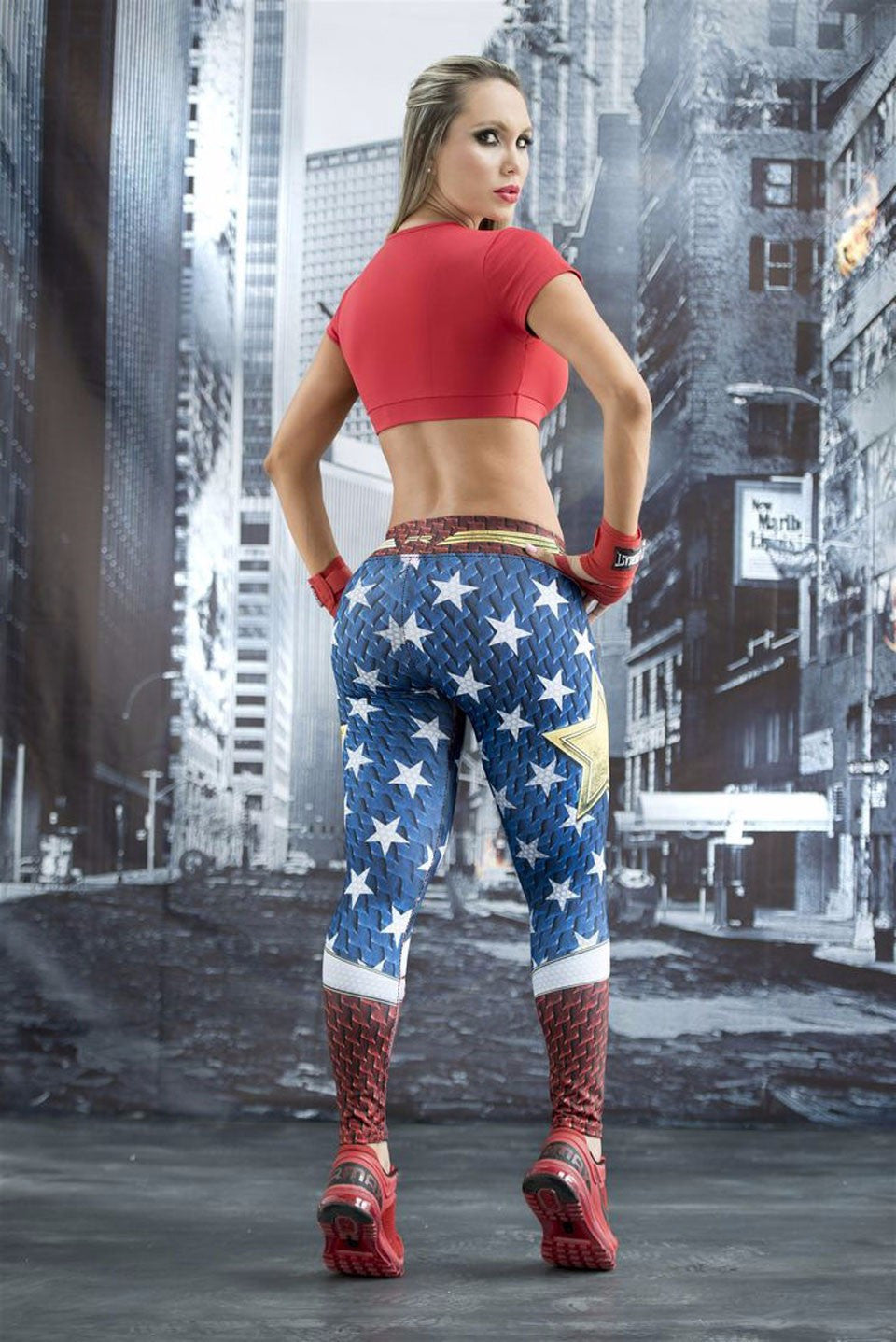 Wonder Woman Compression Leggings for Women